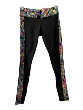 Trina Turk Recreation Abstract Colorful Workout Yoga Leggings Women's Size XS